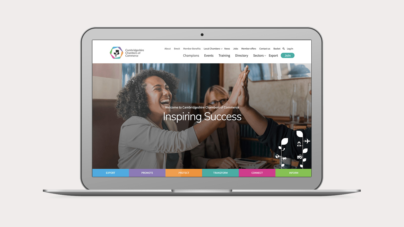 cambridgeshire chamber of commerce: website transformation