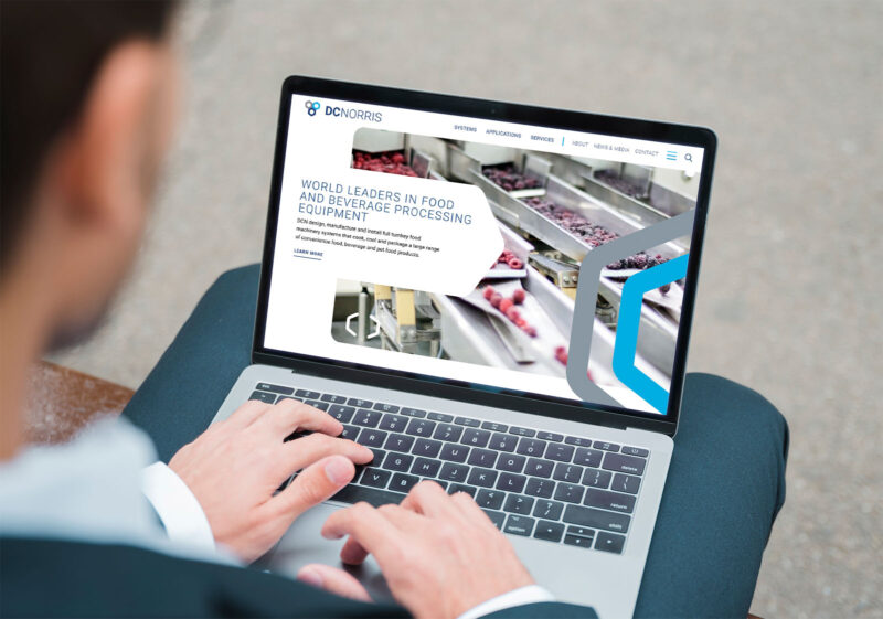 Manufacturing website design for DC Norris